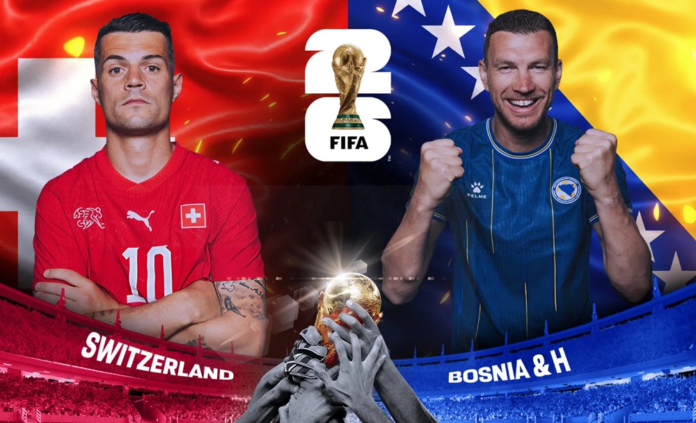 Thụy Sĩ vs Bosnia và Herzegovina