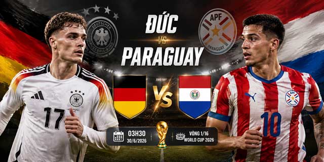 Chuyên gia FUN88 dự đoán tỷ số Đức vs Paraguay, 03h30 ngày 30/6: Cỗ xe tăng tiến bước 1 Chuyên gia FUN88 dự đoán tỷ số Đức vs Paraguay
